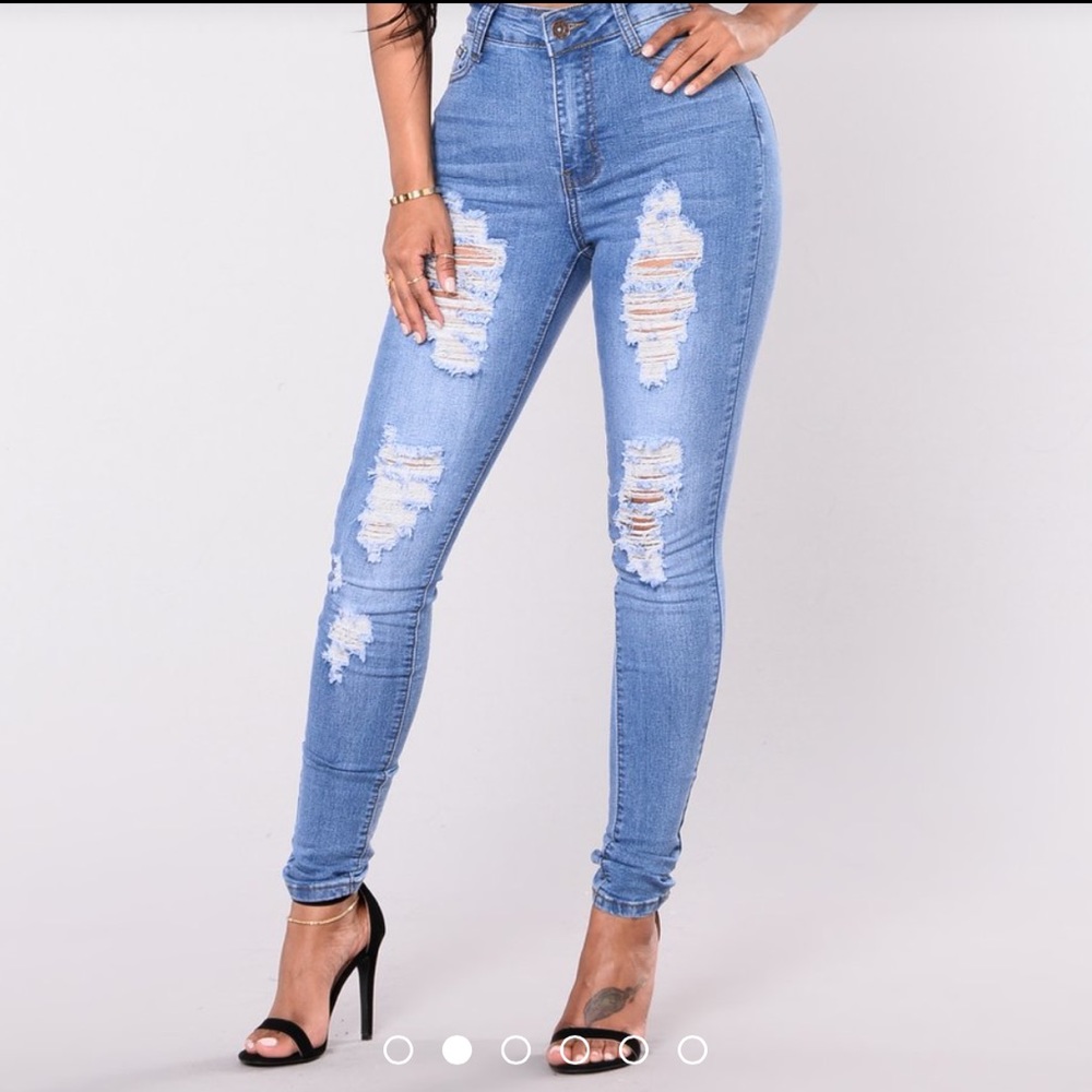 Fashion Nova High-Rise Jeans